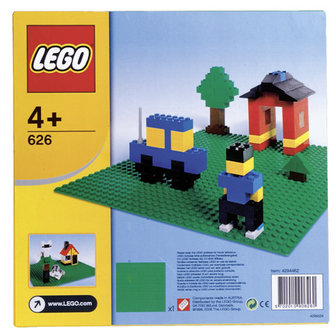 Lego 626 bouwplaat groen