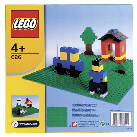 Lego 626 bouwplaat groen