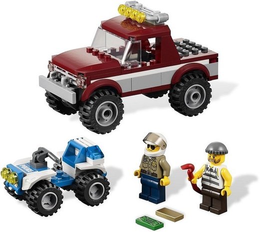 Inhoud 4437 Lego City Politieachtervolging