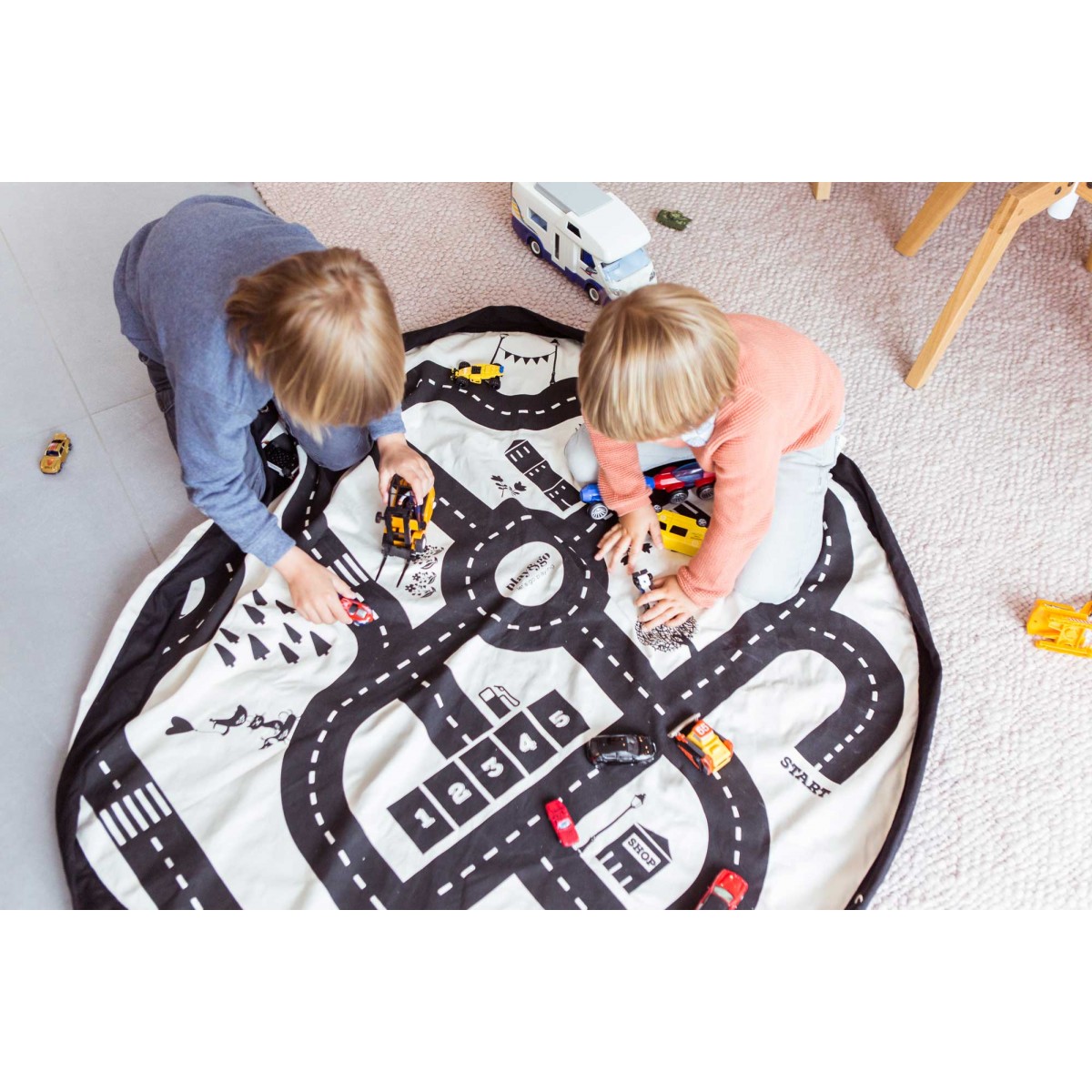 Play & Go 2 1 Speelgoedkleed opbergzak - roadmap kopen? - MyKidsToys