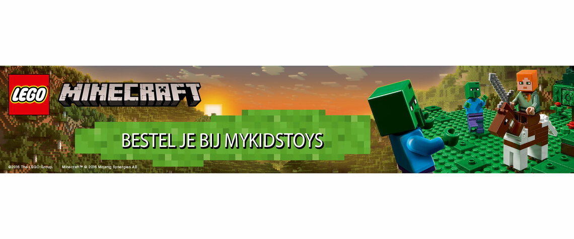 Bouw nu je eigen wereld met LEGO Minecraft